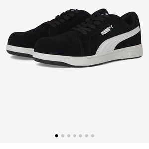 Puma Men's Black and White Sneakers